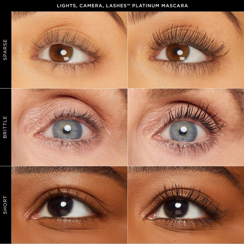 Tarte Lights, Camera, Lashes Platinum Volumizing Mascara Full Size Black NIB - Picture 3 of 6